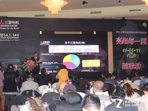 2014三菱电机发布LED拼接显示墙新品
