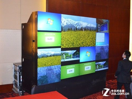 2014三菱电机发布LED拼接显示墙新品