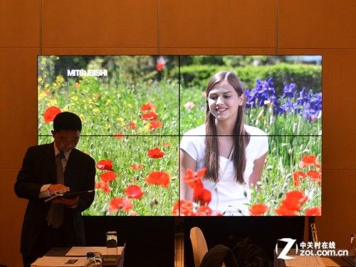 2014三菱电机发布LED拼接显示墙新品
